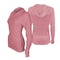 Mobile Cooling Women's Cooling Hooded Long-Sleeve Shirt, 92% Recycled Polyester, 8% Spandex Outer, Plum, Size S MCWT03380221 - alternate 1